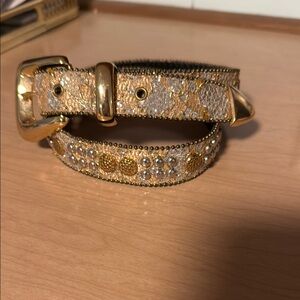 Elegant Western Gold and Silver Women's Belt Size M\L